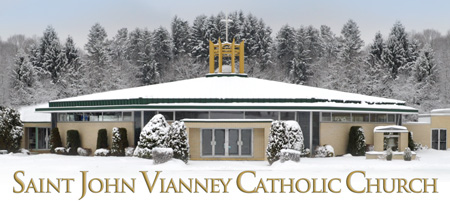 Saint John Vianney Catholic Church Logo